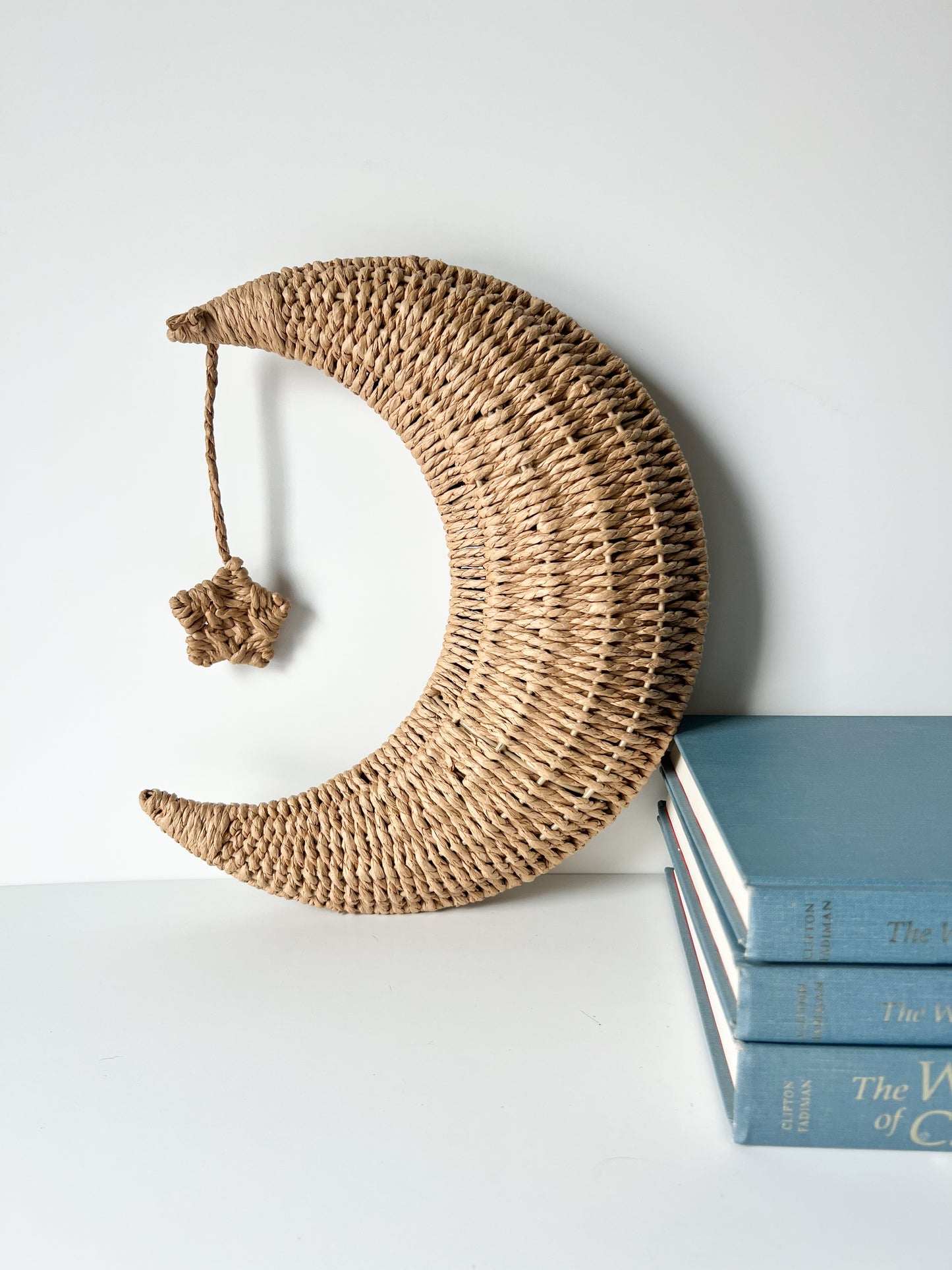 Woven Moon Wall Decor