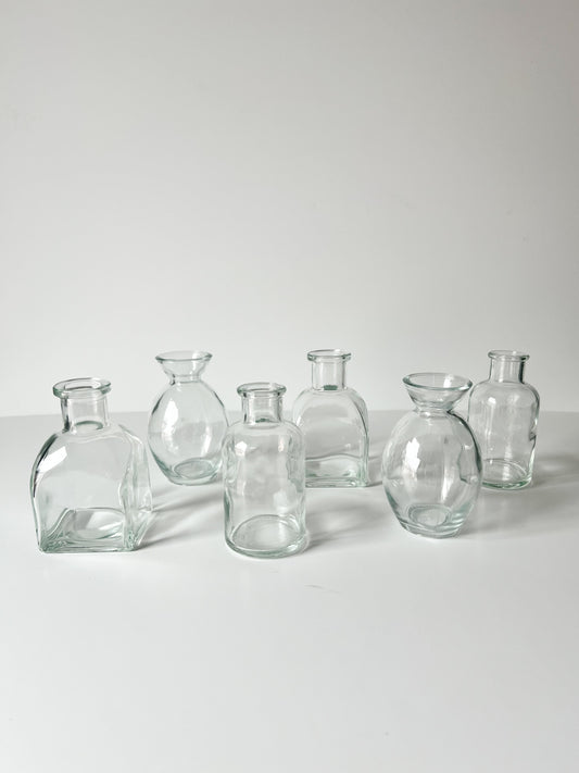 Glass Bud Vase - Set of 12